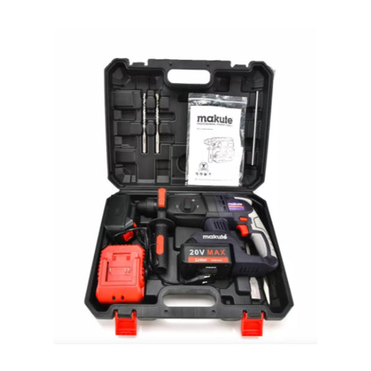 Marteau pérforateur sans fil 20V 2 batteries