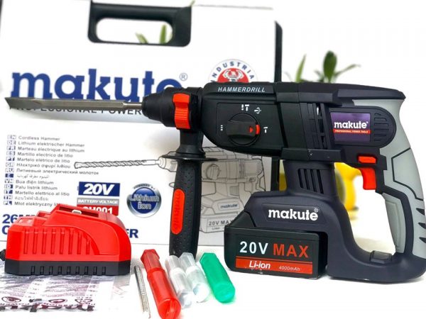 Marteau pérforateur sans fil 20V 2 batteries